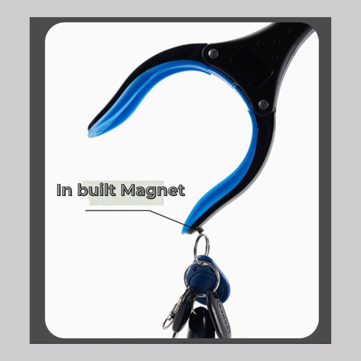Grabber Reacher Tool, 81cm/32in Foldable Pickup Tool with Magnet suitable for Elders Random Color