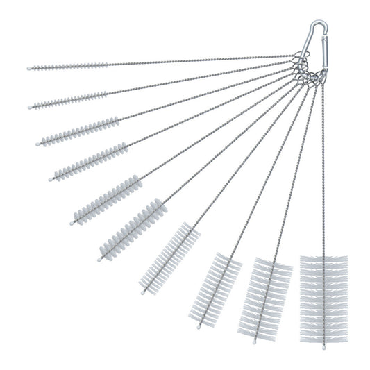 Small to Extra Long Straw Cleaner Brush for Bowl Tubes, Tumbler, Mugs,Jugs Sipper 1 set 10 Brush