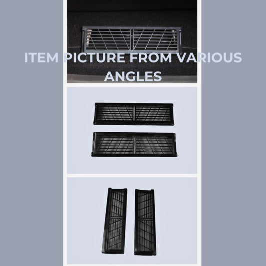Growvision Trade Grilles de protection pour ventilation de siège arrière pour modèle Y Gen 2 (2020, 2021, 2022, 2023, 2024)