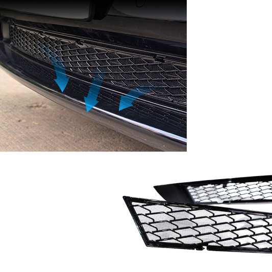 Glowvision Trade pour Tesla Model Y pare-chocs inférieur de voiture filet anti-insectes radiateur grille de protection panneau pour Tesla Model Y